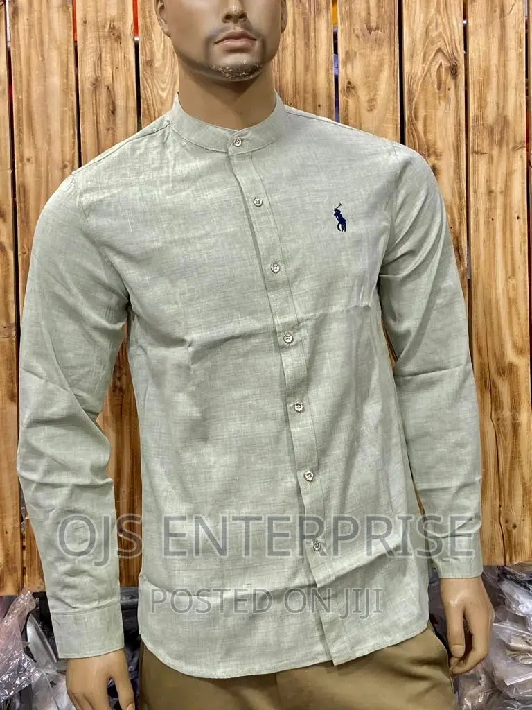 Collarless Men Shirts