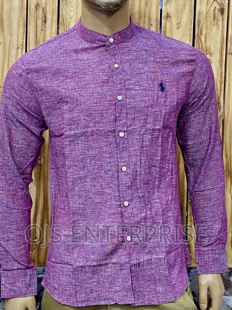 Collarless Men Shirts
