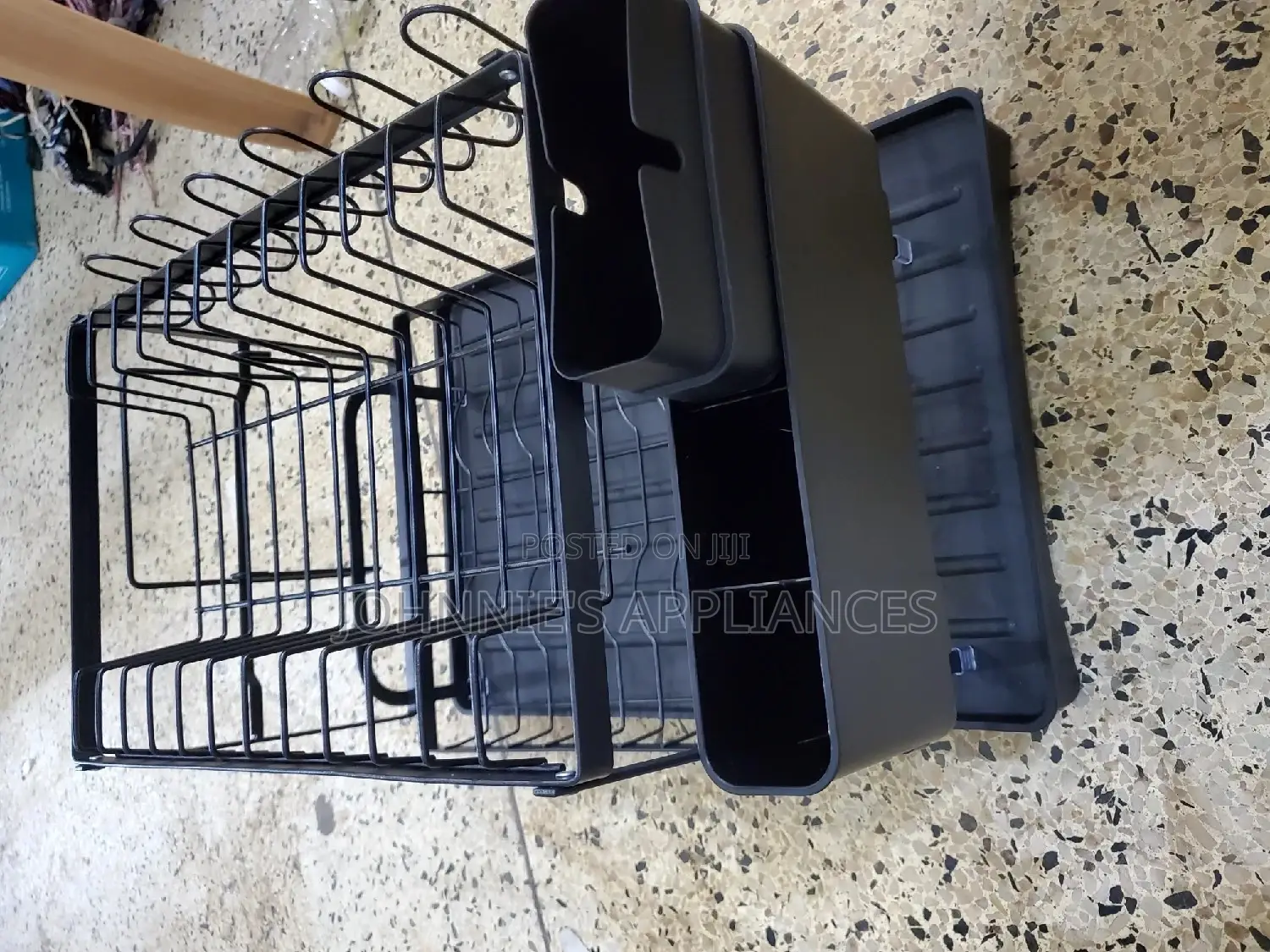 Dish Rack Drainer 2layer Black
