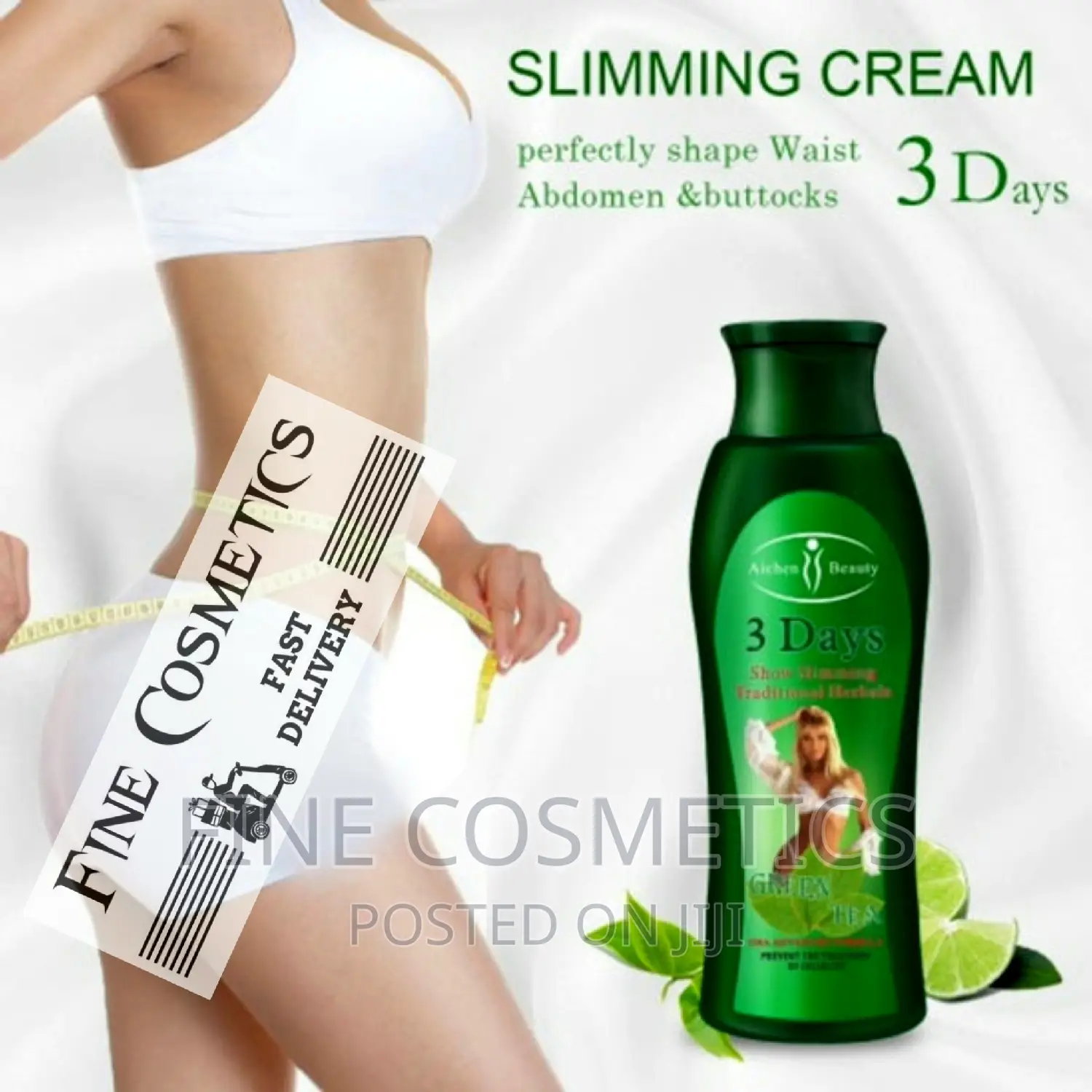 3days Green Tea Traditional Herbal Slimming Cellulite Cream