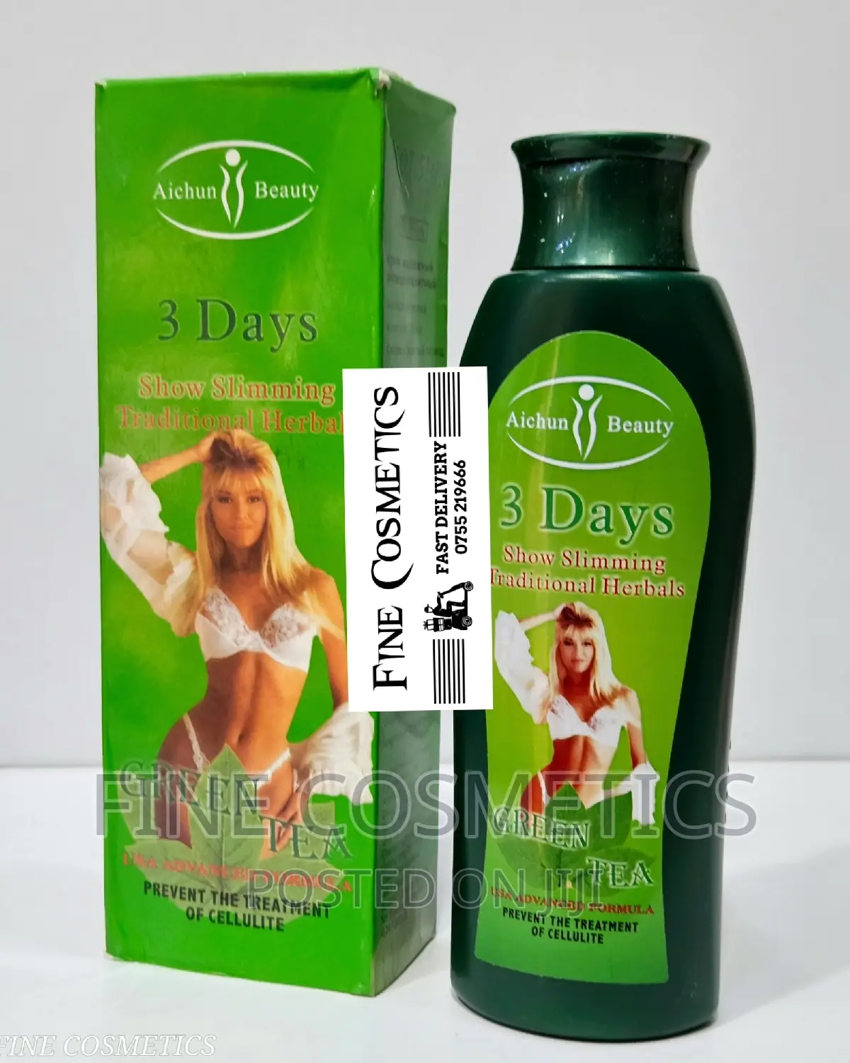 3days Green Tea Traditional Herbal Slimming Cellulite Cream