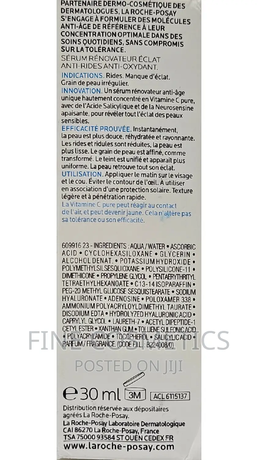 Original LAROCHE POSAY Pure Vitamin C Anti-Aging Serum