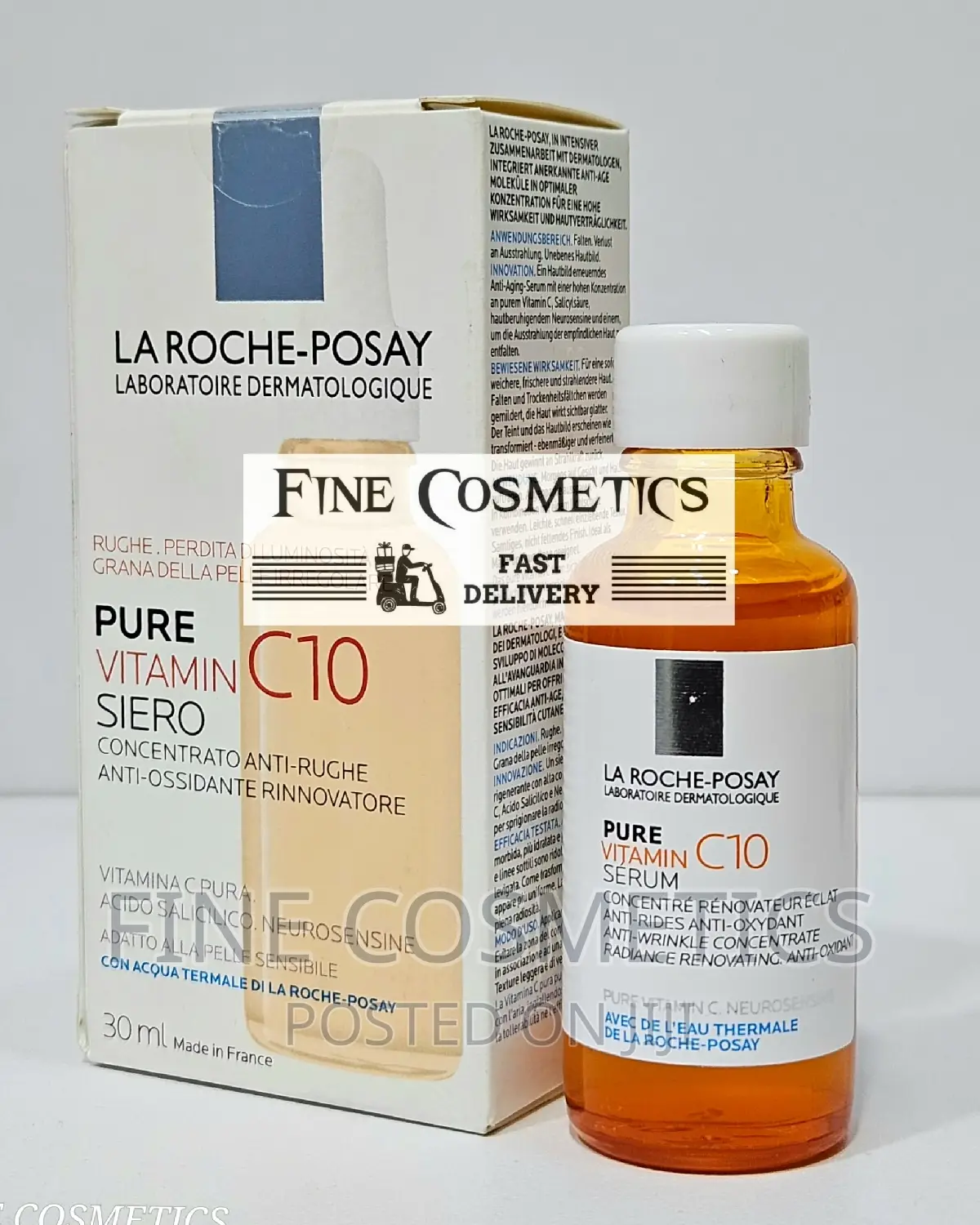 Original LAROCHE POSAY Pure Vitamin C Anti-Aging Serum