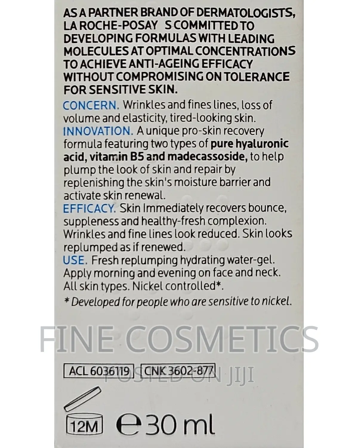 Original Laroche Posay Hyalu B5 Pure Hyaluronic ACID Serum