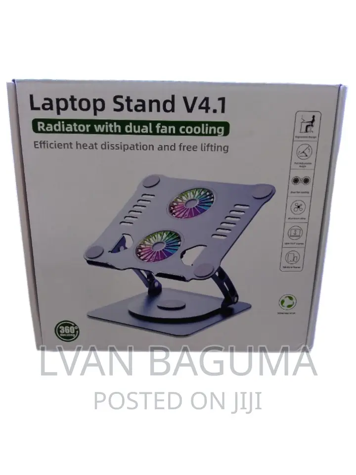 Laptop Stand - Radiator With Dual Cooling Fan