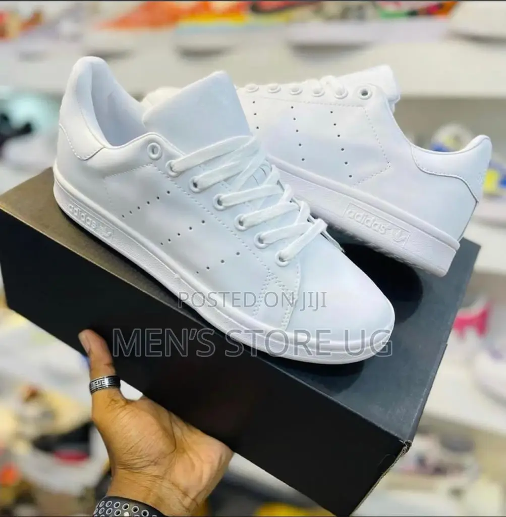 Mens White Classy Sneakers Adidas/Puma