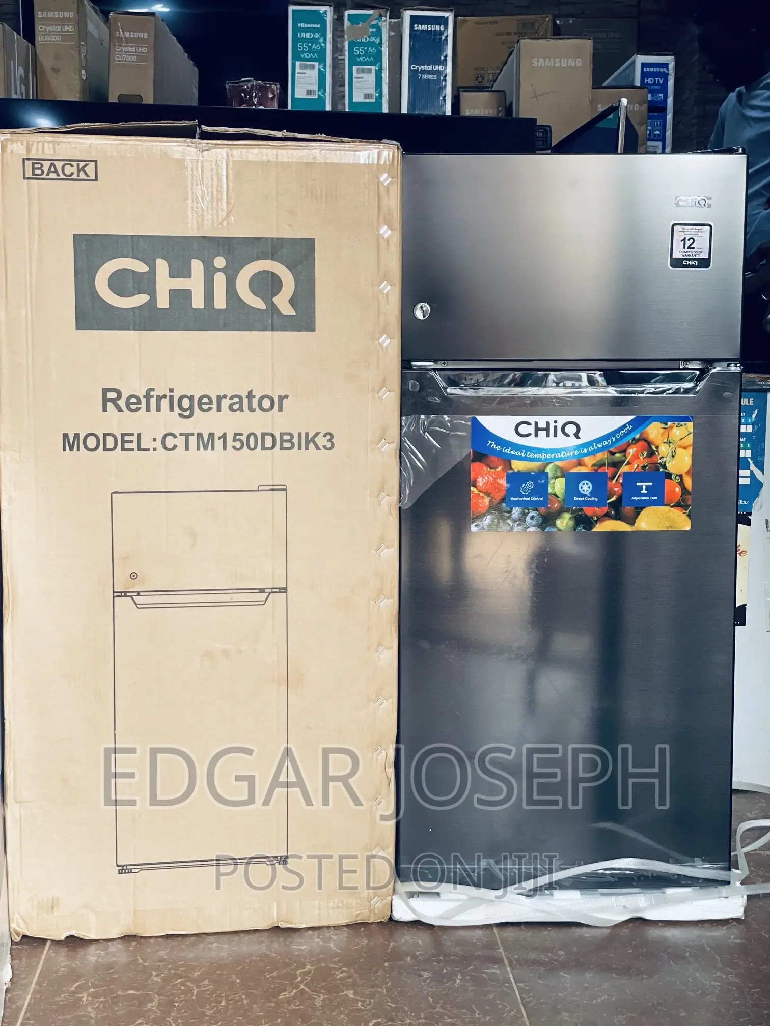 Chiq 150L Refrigerator Double Door