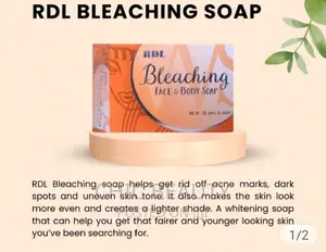 RDL Face and Body Bleaching Soap,Uneven Skin,Dark Spots,Acne