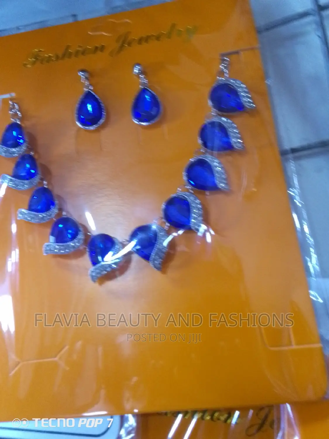 Blue Simple Necklace