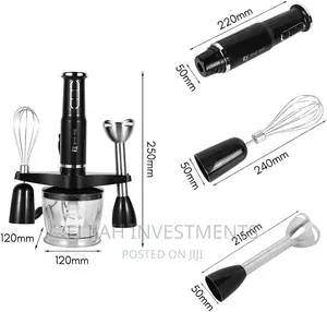 Multifunctional Hoffman’S Blender And Mixer Set 5in1
