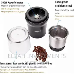 Sonifer Detachable Electric Herbs,Nuts,Coffee Grinder