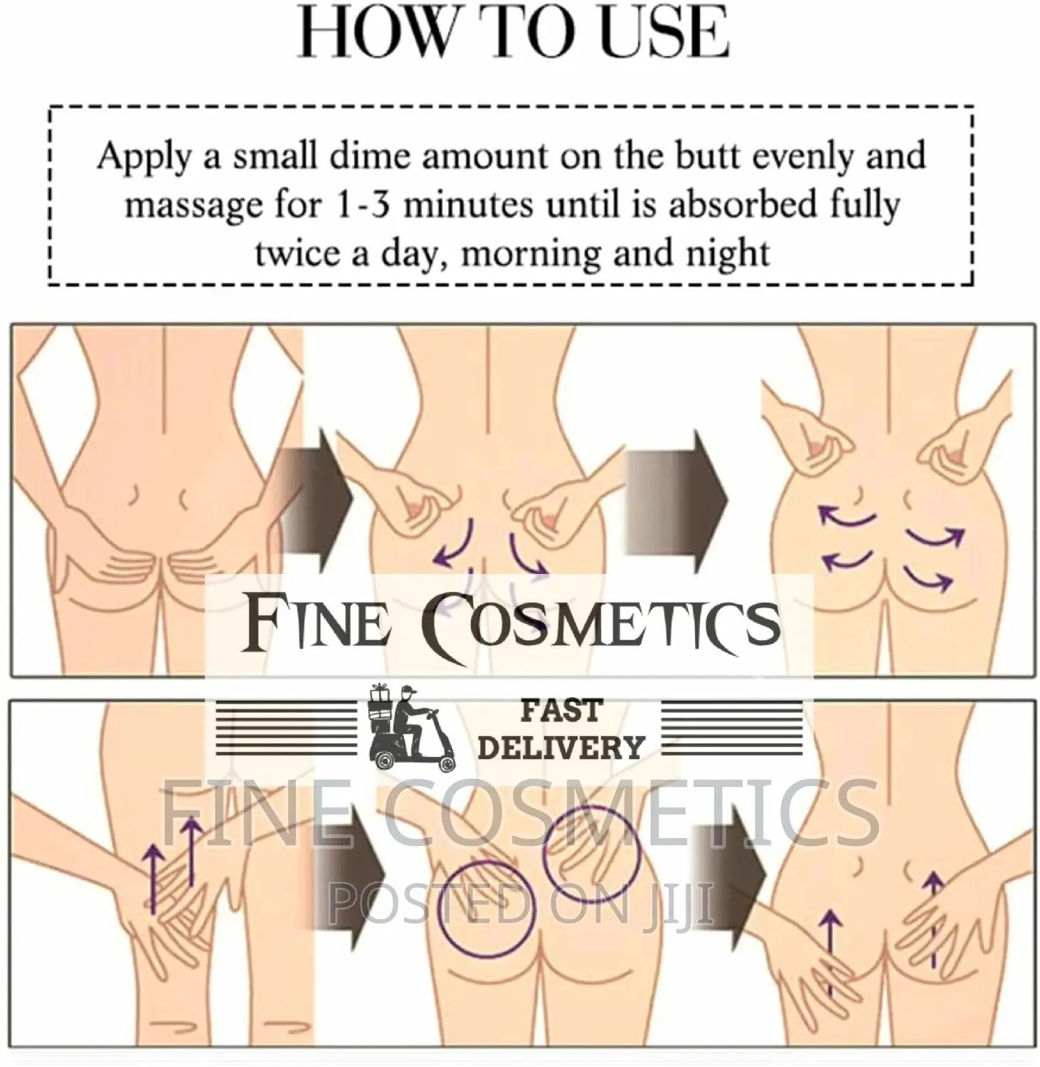 Hip Up Firming Cream Booty Lifting And Curvy Figure Shaping