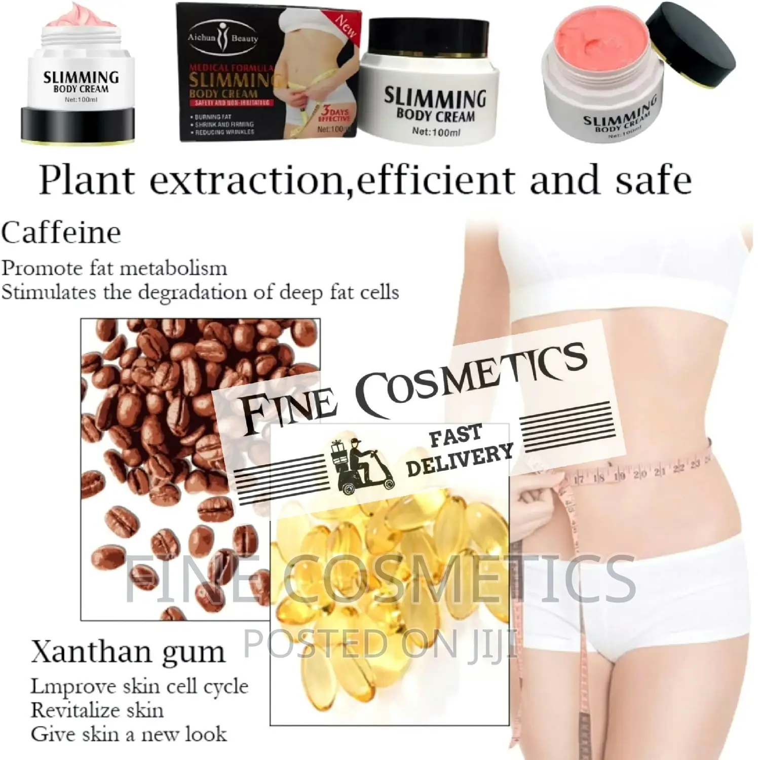 Slimming Body Cream Fat Burning + Firming Weight Loss Cream