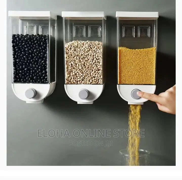 3pcs Wall Mounted Cereal Dispenser