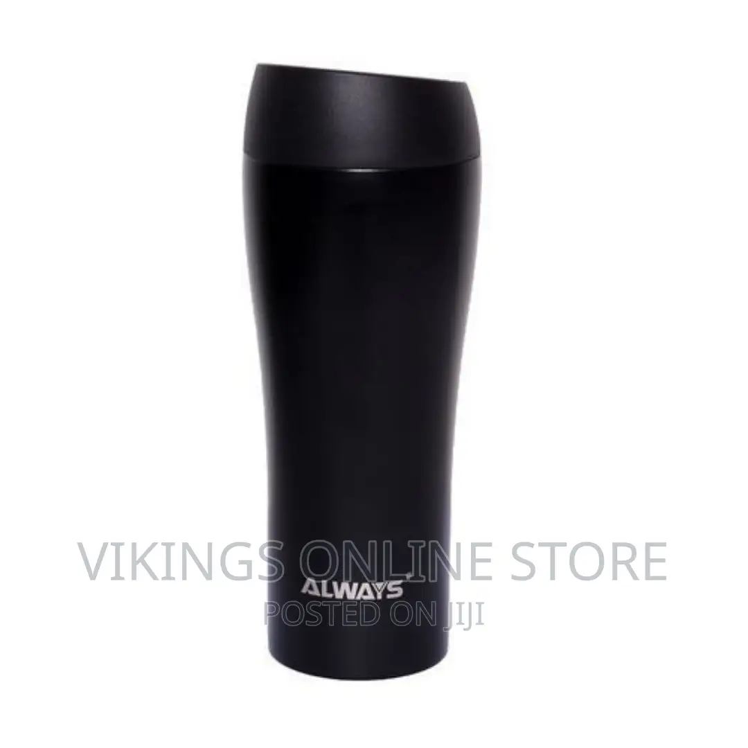 Always Stainless Steel Travel Mug, 450ml - Black