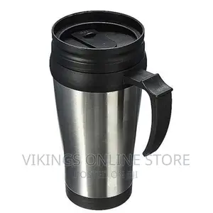 Portable Stainless Travel Insulated Mug - Silver