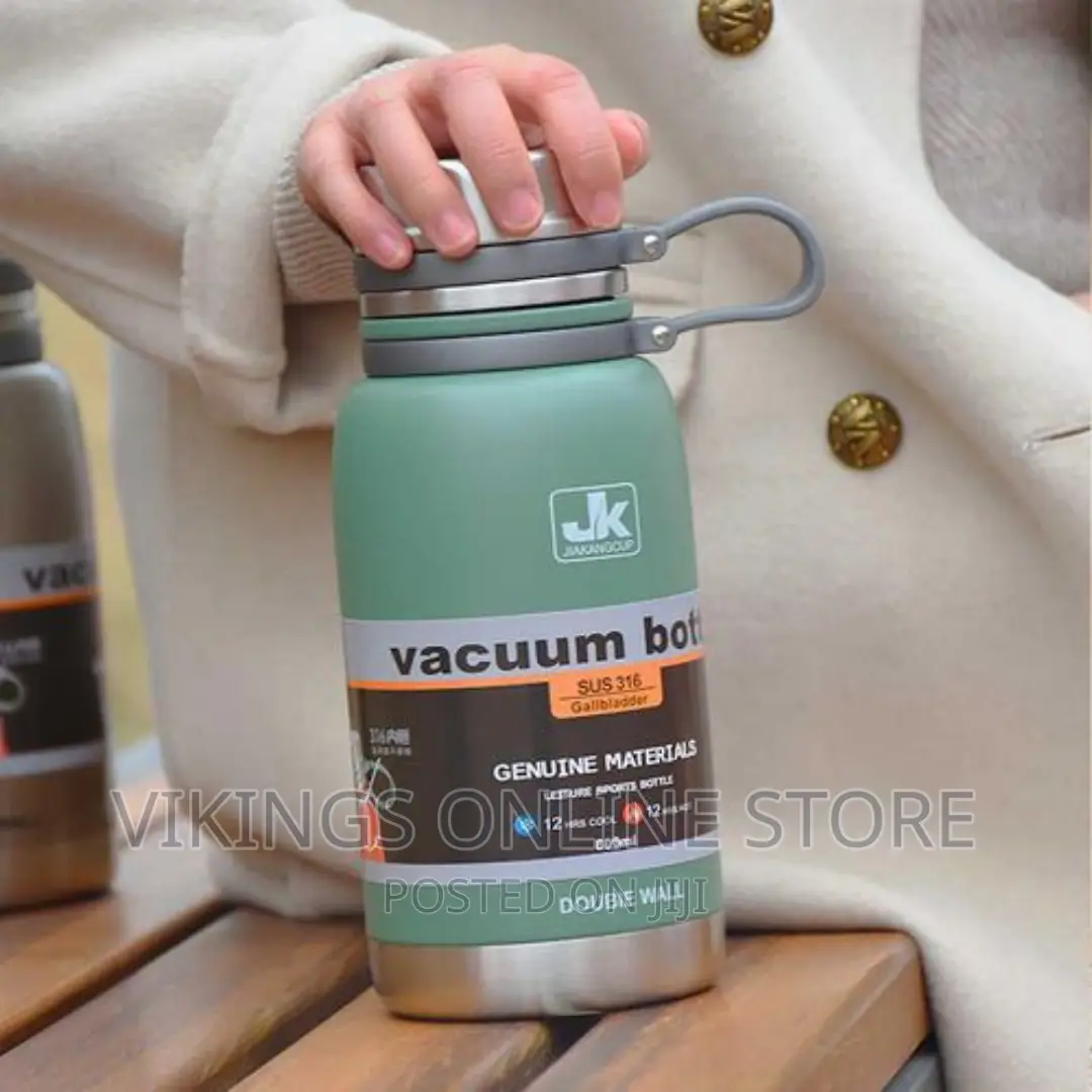 JK 1500ml Vacuum Insulated With Cup Lid Thermo Water Flask