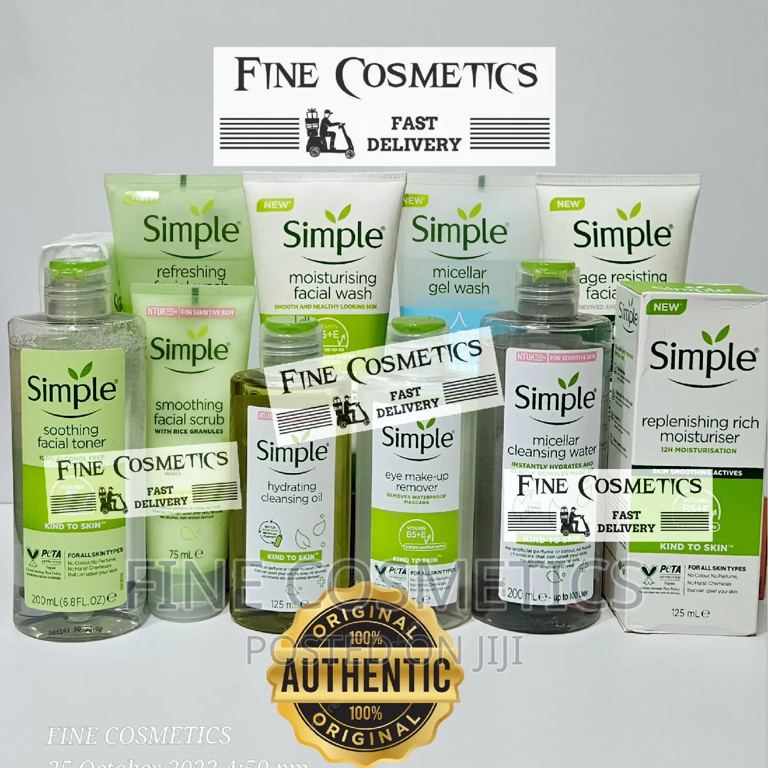 SIMPLE- KIND TO SKIN, Facial Skin Care Products -40,000 Each