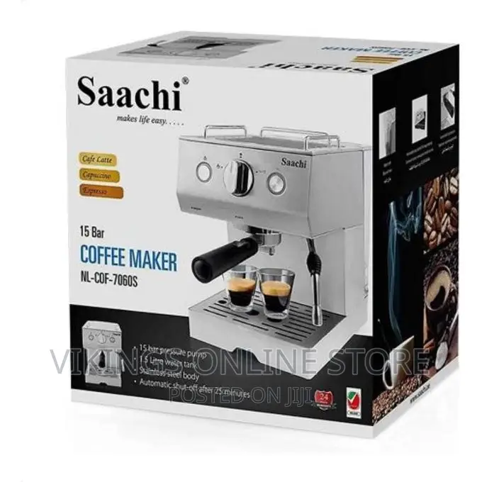 Saachi Espresso, Cappuccino, Coffee Machine 15 Bar