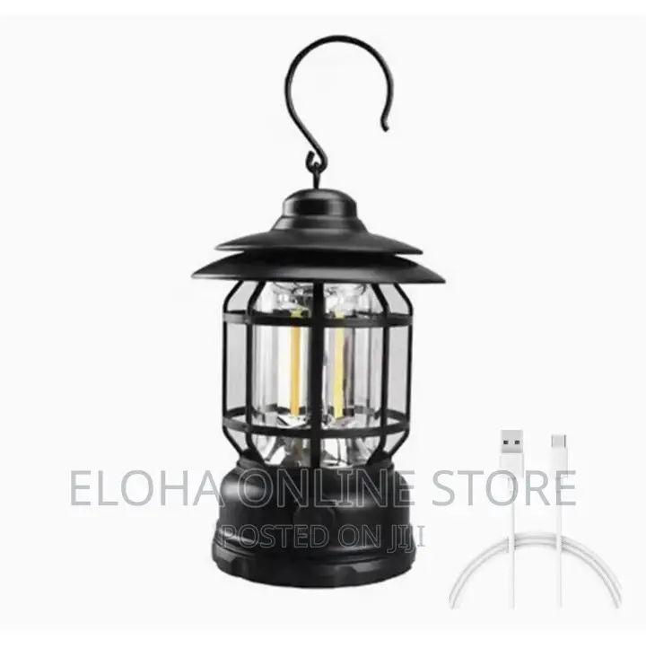 Rechargeable Waterproof Camping Light With Hook