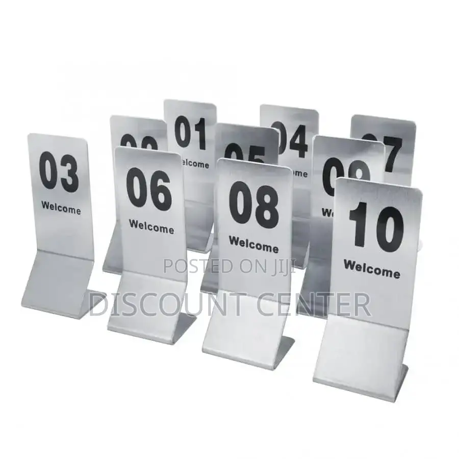 Restaurant Numbers 12 Pieces