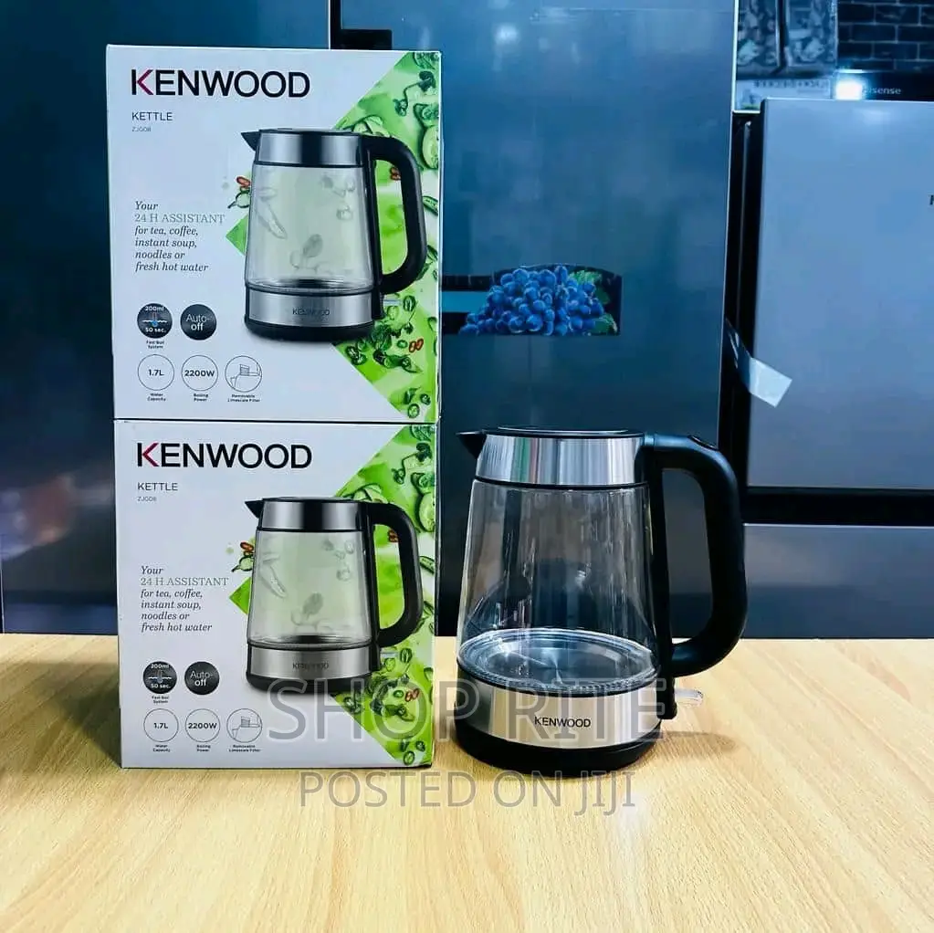 Kenwood Transparent Glass Electric Kettle/Pacorator
