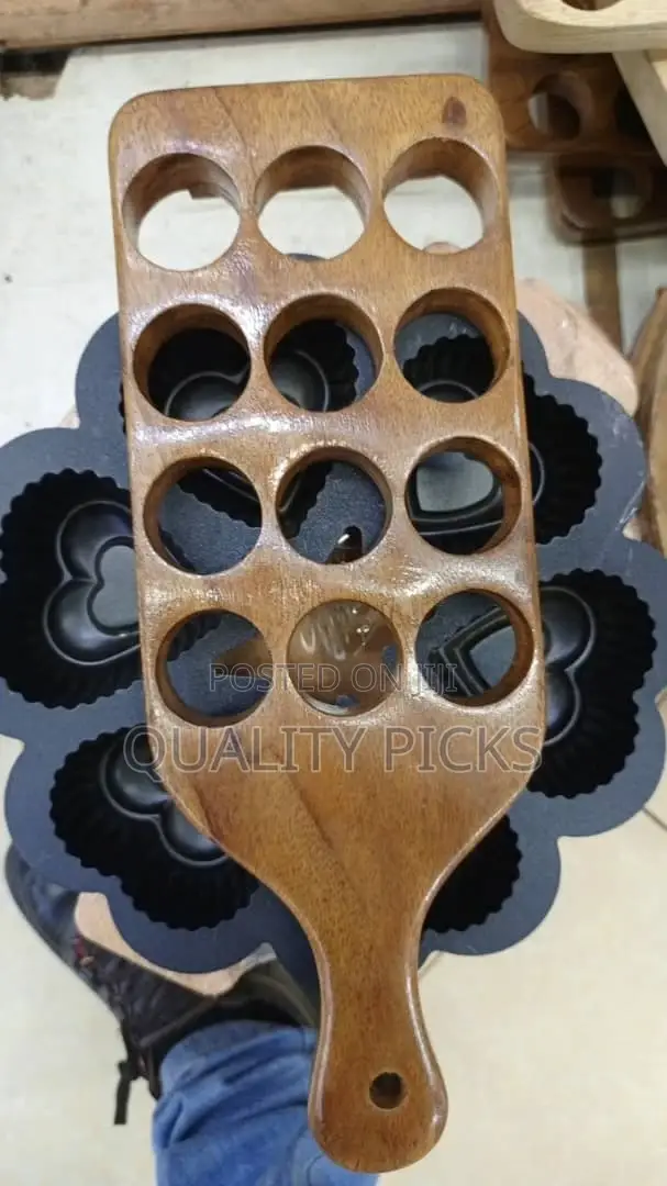 Wooden Glass Holder
