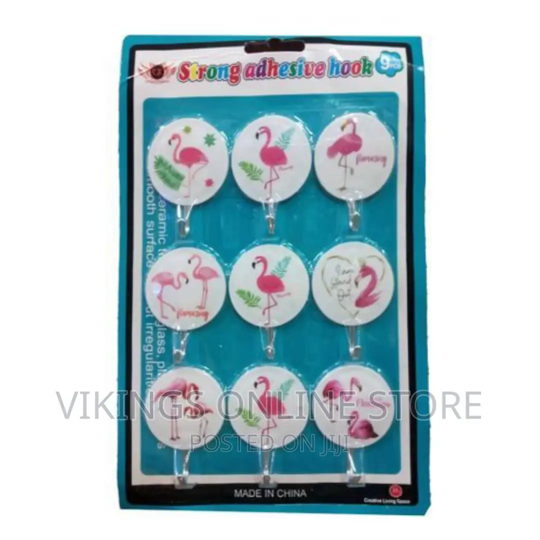 9 Pin Adhesive Strong Hooks Fruits Images
