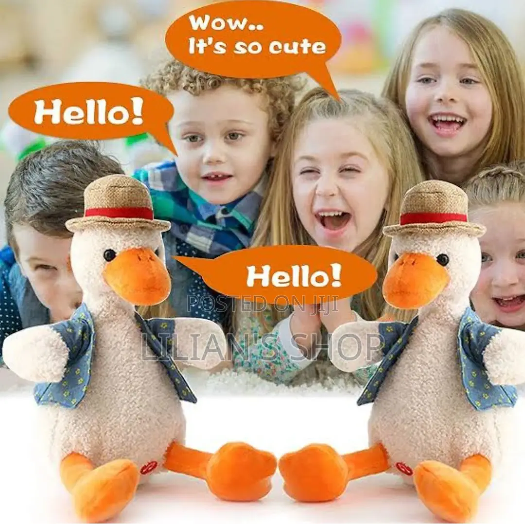Talking, Singing Plush Duck Toy