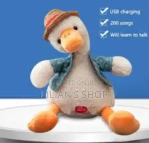 Talking, Singing Plush Duck Toy