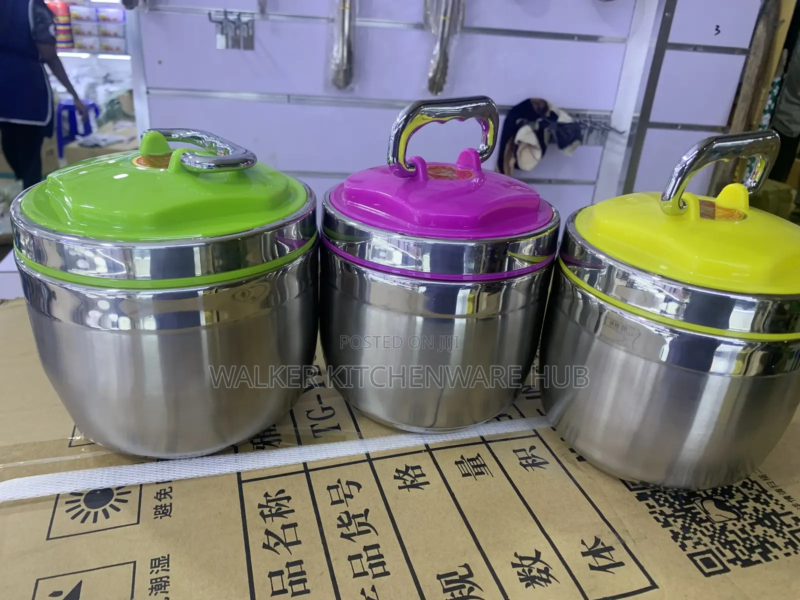 2.2l/1.8/1.4 Stainless Steel Lunch Box