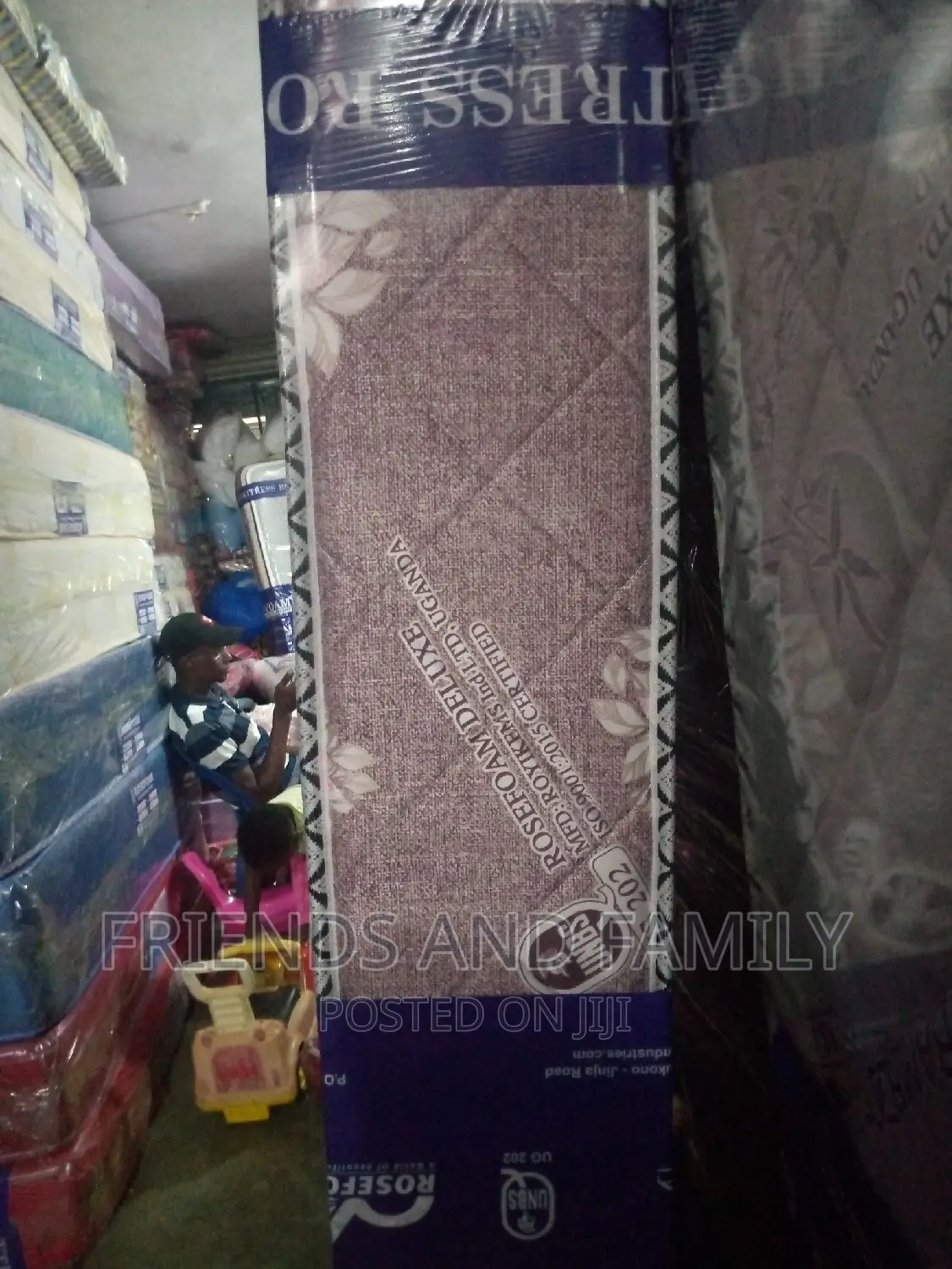 Rose Foam Mattress 6*6*8.Inches