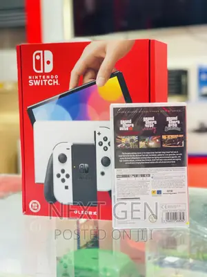 Nintendo Switch Oled With Gta Triology
