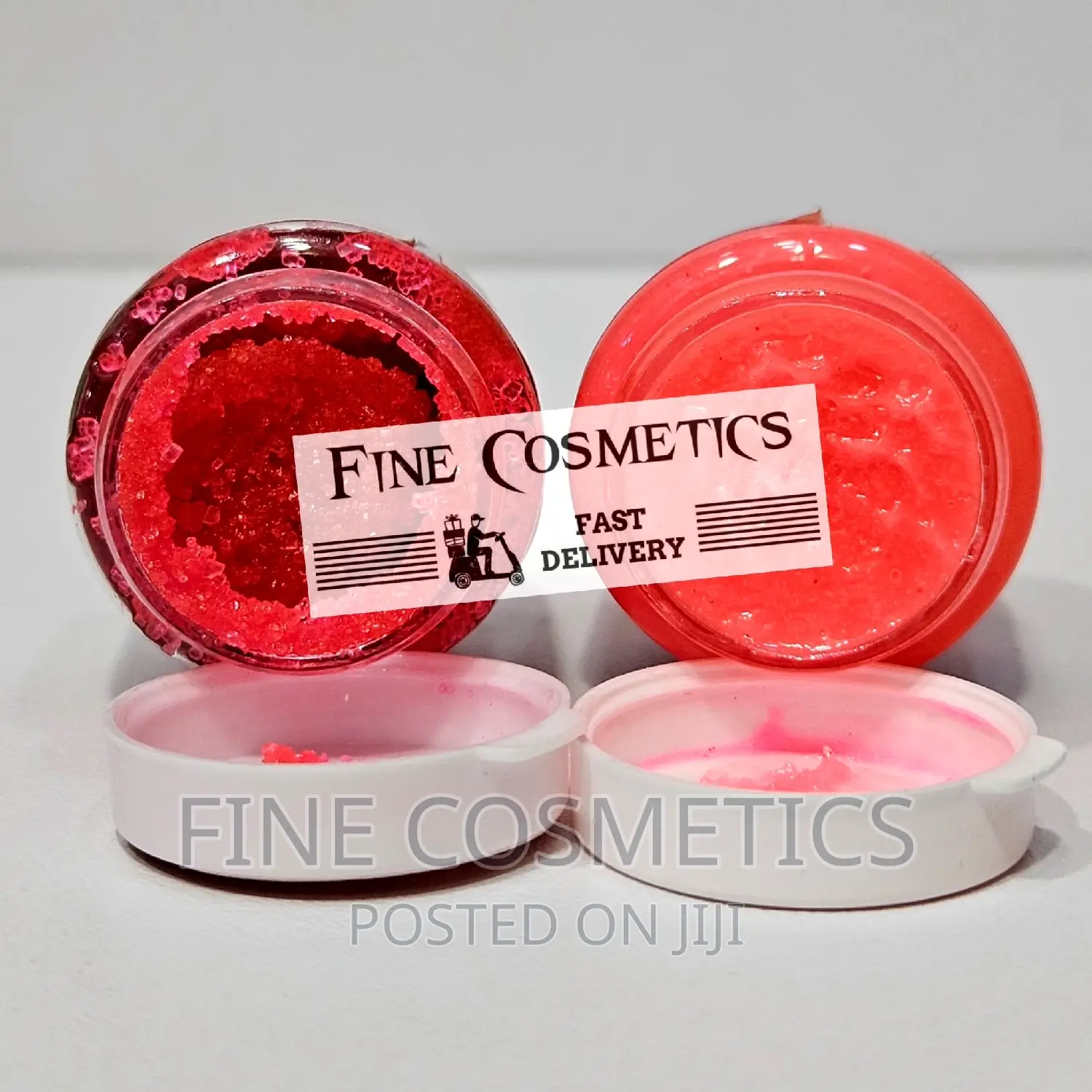 Pink Lips Scrub and Pink Lip Balm, Dark Lips Whitening Set