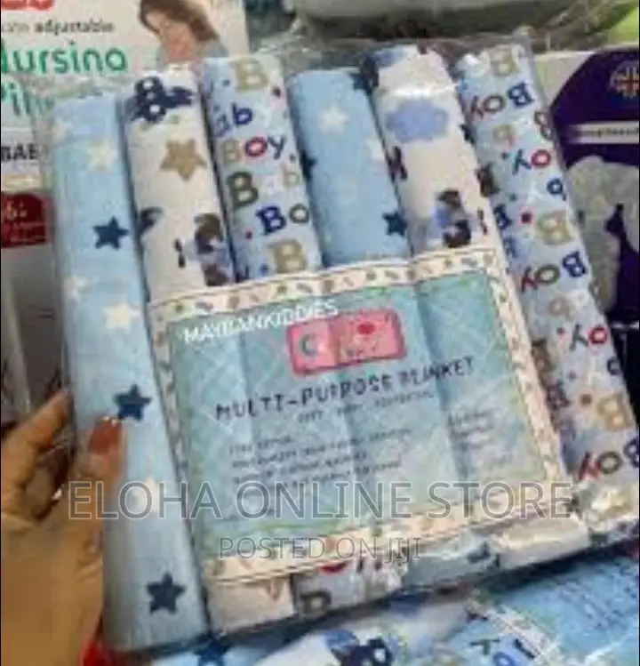 6 Soft Cotton Baby Bedsheets