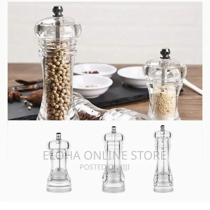 Portable Acrylic Pepper Grinder