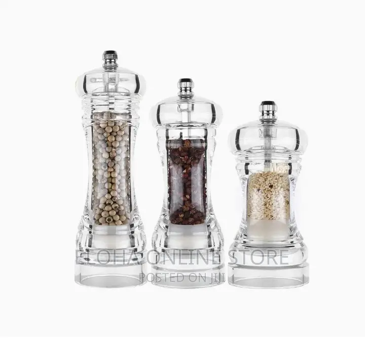 Portable Acrylic Pepper Grinder