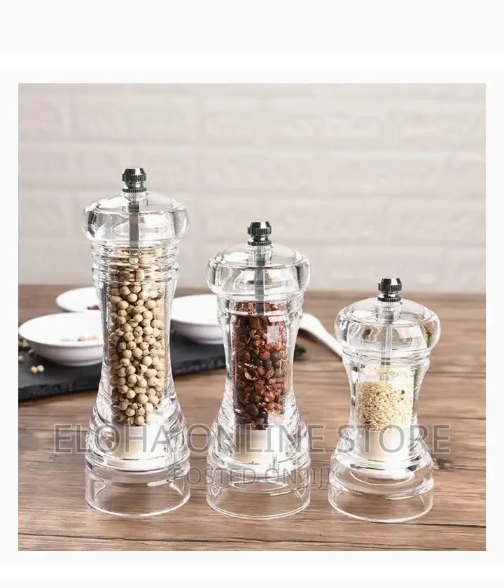 Portable Acrylic Pepper Grinder