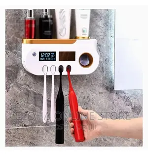 Smart Bathroom Accessories Wall Mounted Toothpaste Dispenser