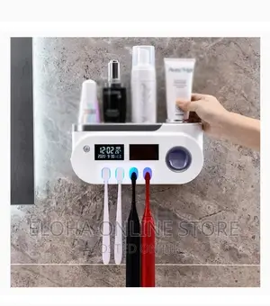 Smart Bathroom Accessories Wall Mounted Toothpaste Dispenser