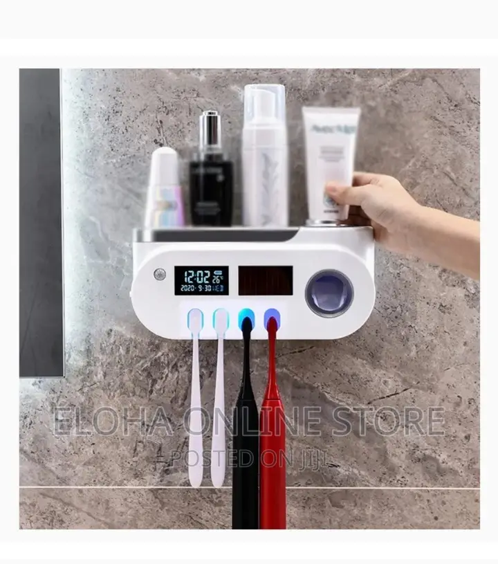 Smart Bathroom Accessories Wall Mounted Toothpaste Dispenser