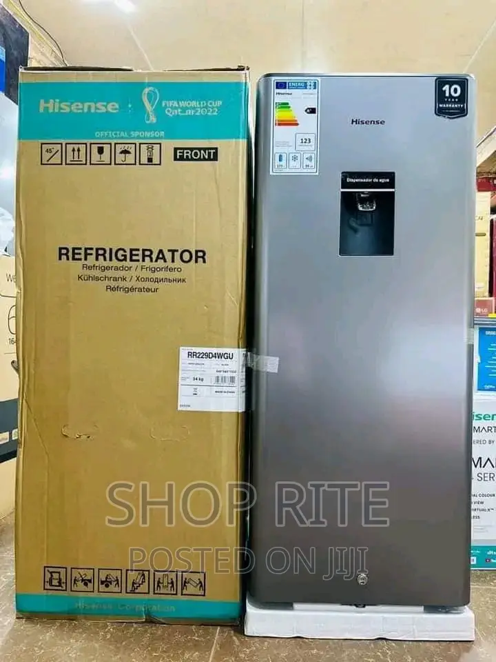 Hisense Refrigerator 229litres Single Door With a Dispenser