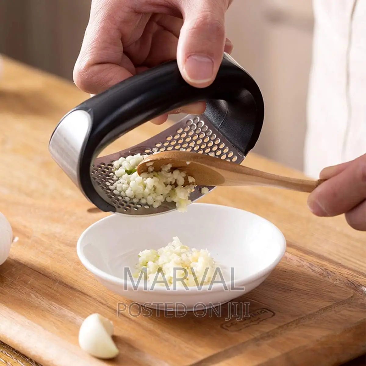 Stainless Steel Garlic Presser |Garlic Press