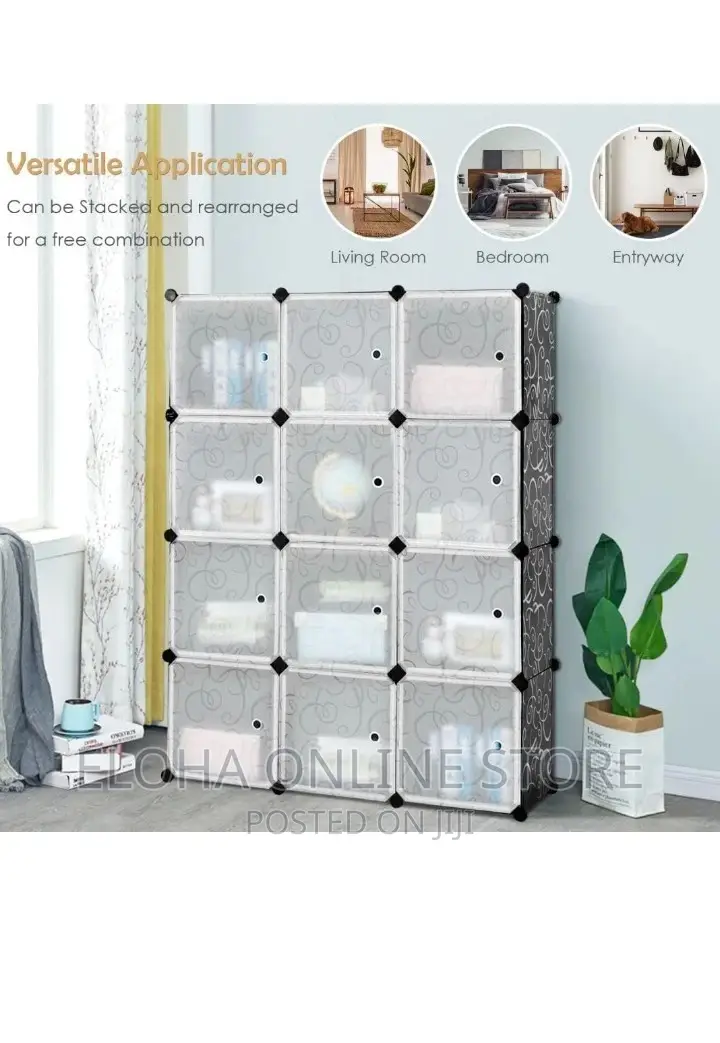 3 Column Plastic Wardrobe