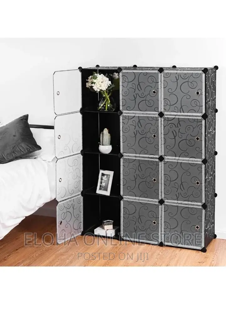 3 Column Plastic Wardrobe