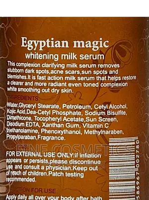 Egyptian Magic Whitening Milk Serum With Argan Oil and SPF15