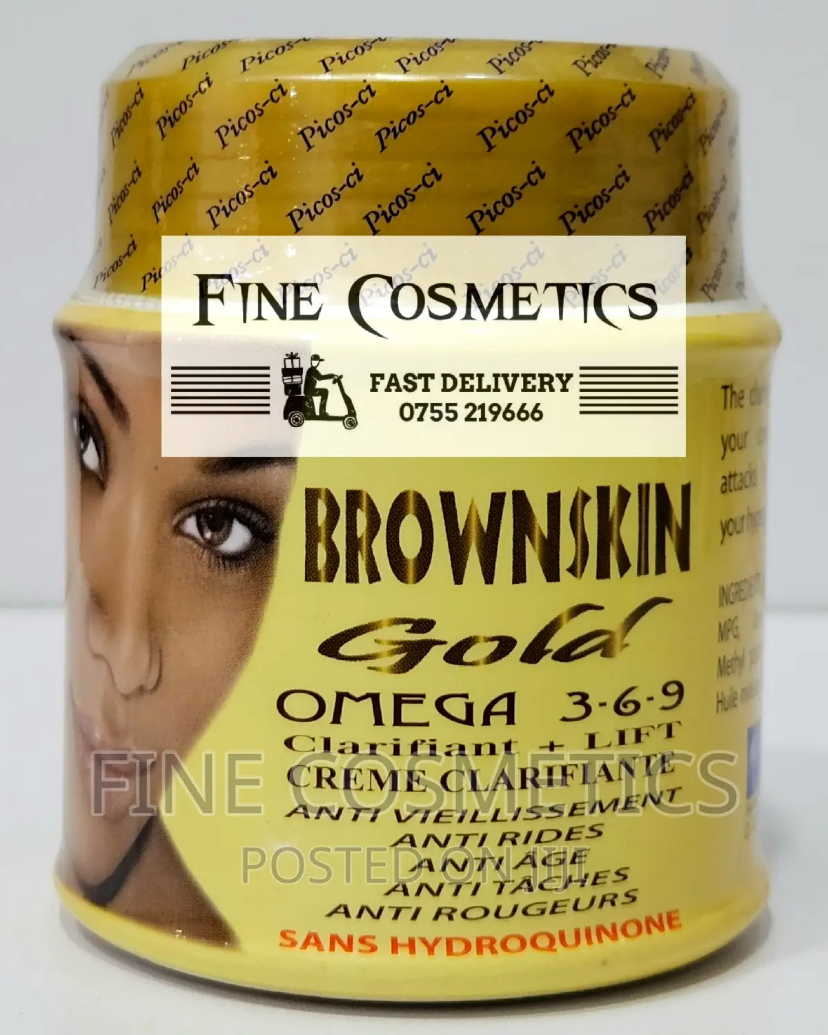 Brown Skin Gold Cream Omega 2-3-9 Anti-Darkspots Cream 300g