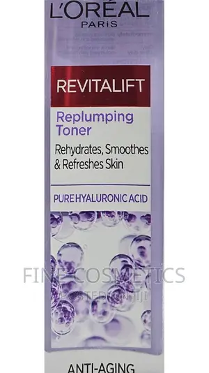 LOREAL Toner -Anti-Aging, Revitalift and Replumping Toner.