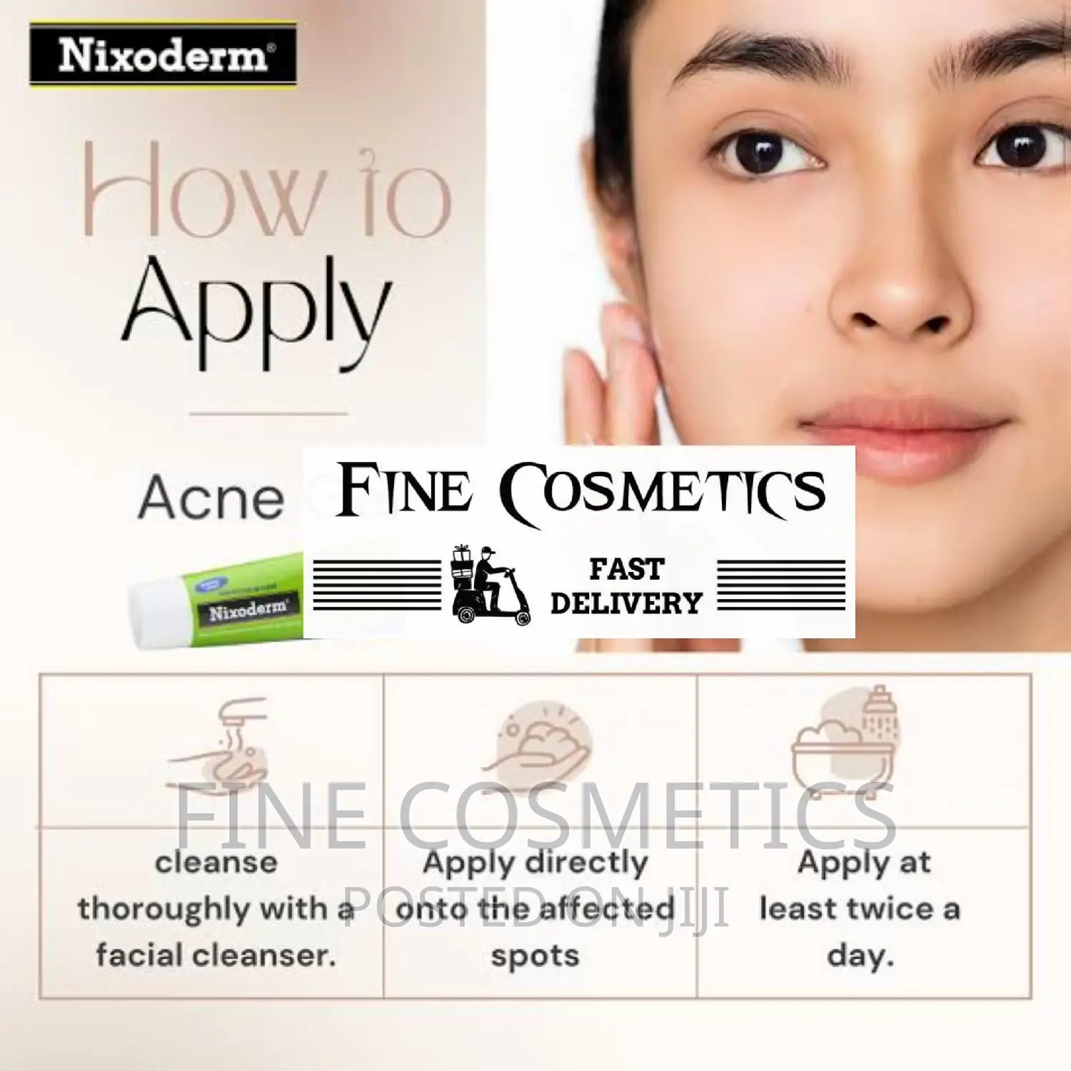 Original NIXODERM Ointment for Skin Problems: Eczema, Pimple