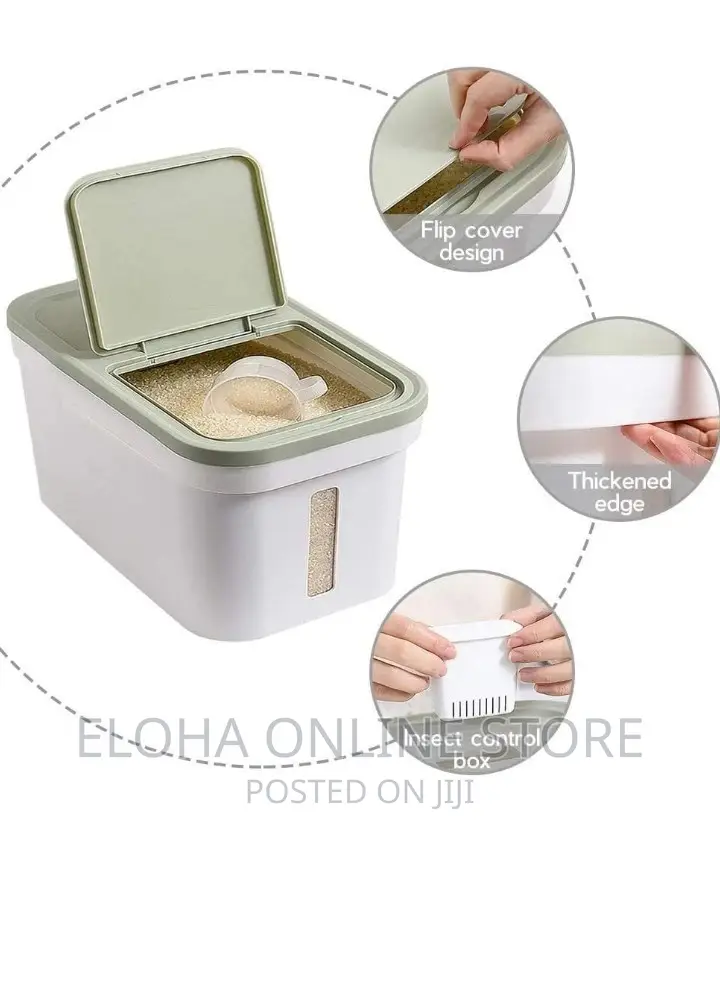 10 Kg Kitchen Rice Fruit Storage Box Bucket